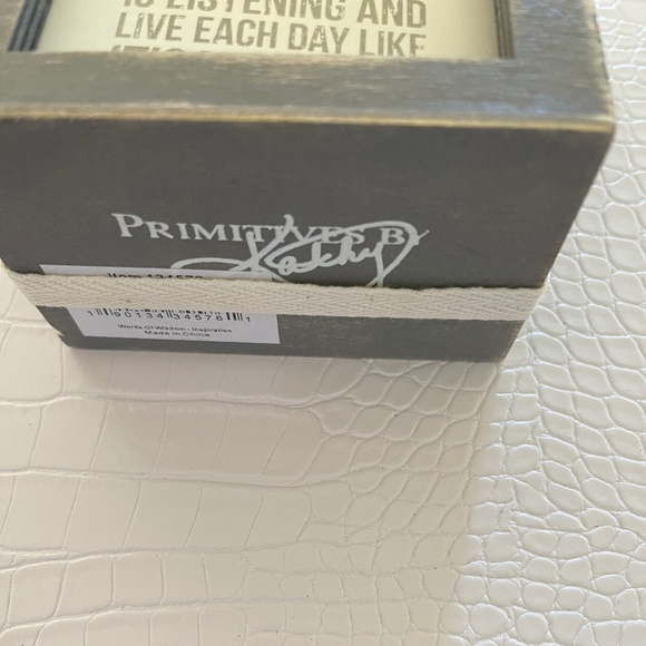 Primitives by Kathy Words of Wisdom Inspiration Edition 80Card Keepsake Wood Box - Picture 2 of 11